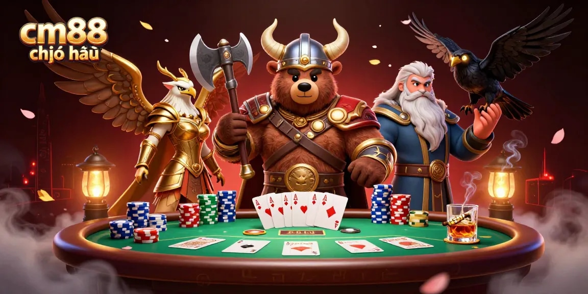 Experience thrilling gameplay at cm88 chính thức with dynamic poker action and vibrant casino elements.