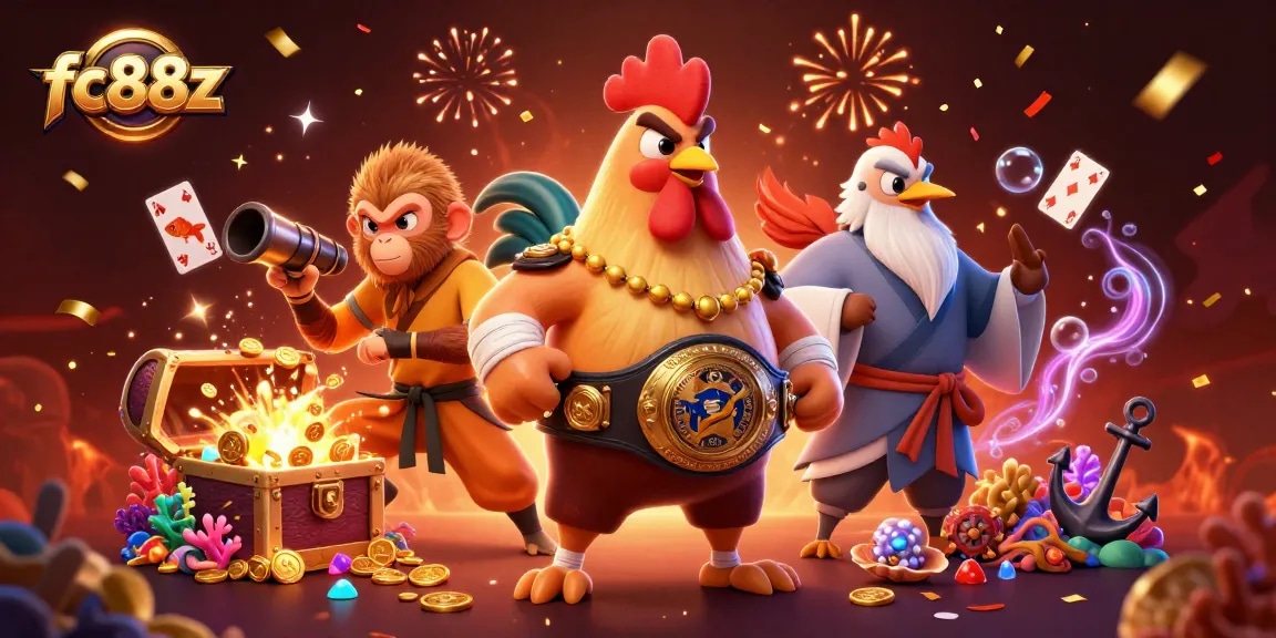 Engage with fc88z's thrilling casino adventures featuring dynamic characters and sparkling treasures.