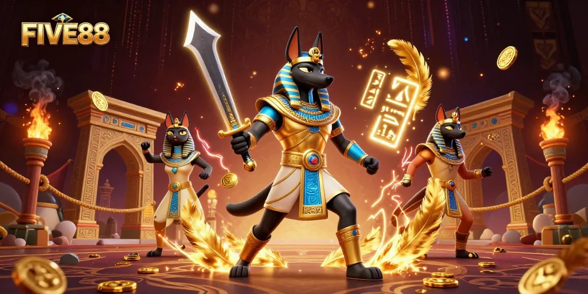 Experience thrilling gameplay at FIVE88 with rich visuals and dynamic casino elements.