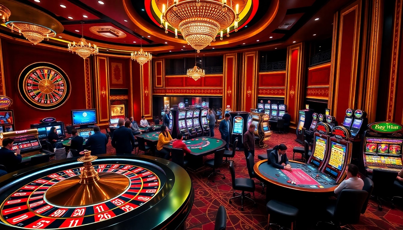 Players experiencing the excitement of gambling at 789win's vibrant casino tables.