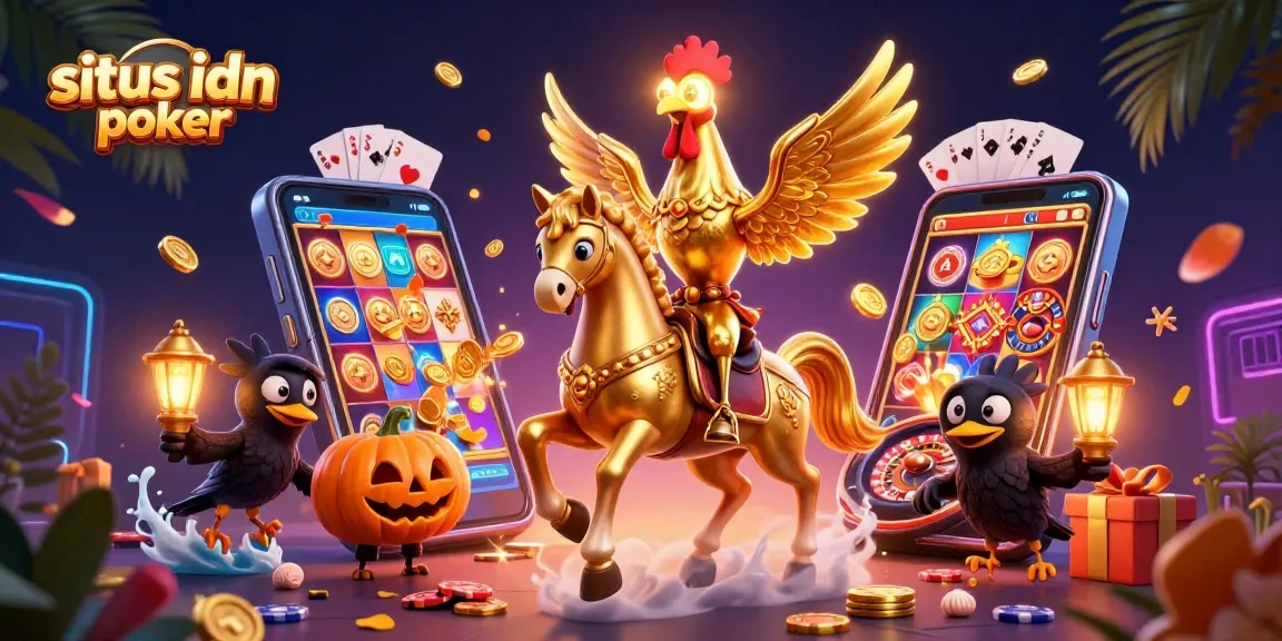 Nikmati sensasi bermain situs idn poker yang menarik dengan ilustrasi kasino yang hidup dan menghibur.