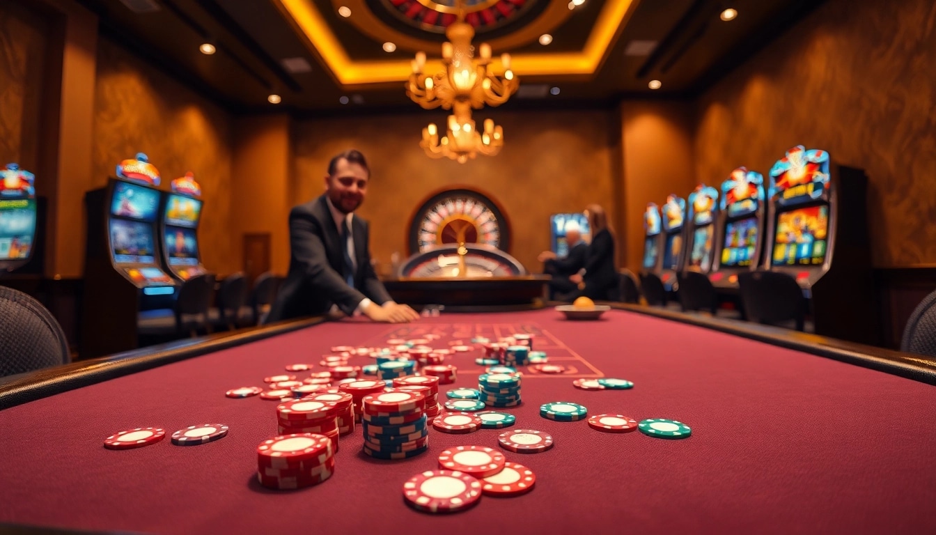 Experience a thrilling game of poker at 79king Casino, with vibrant chips and luxury ambiance.