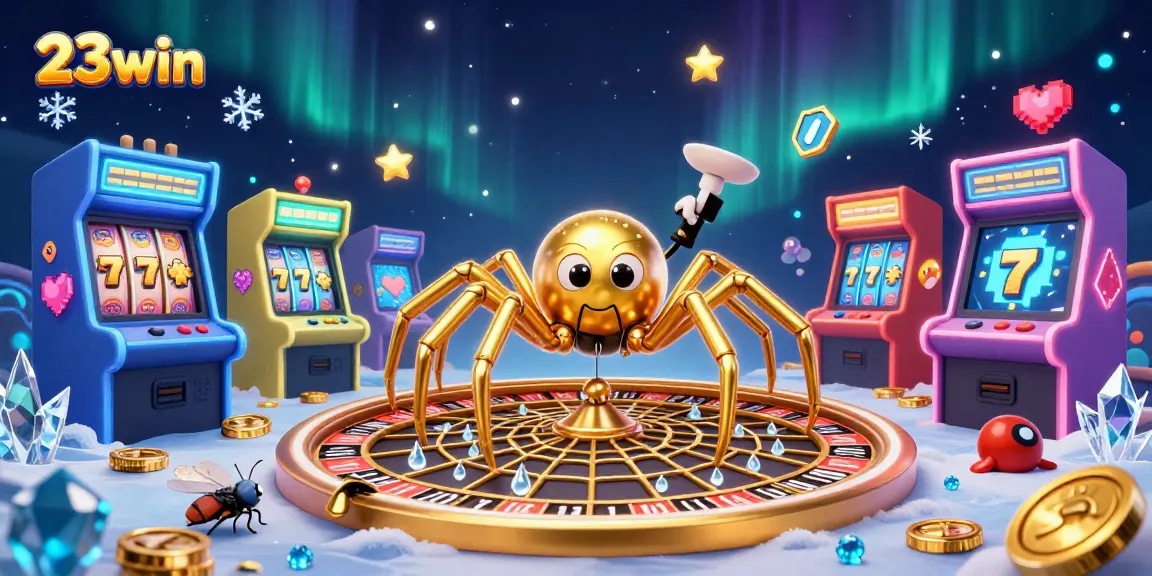 Engage in dynamic betting action at 23win with a golden spider roulette challenge.