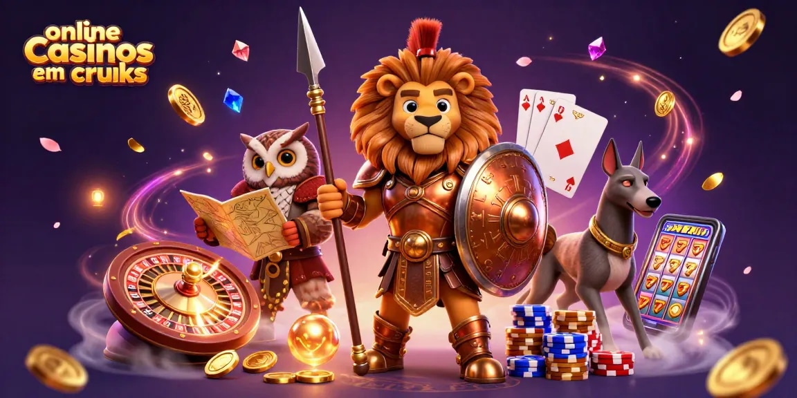 Experience the thrill of online casinos zonder cruks with a vibrant 3D illustration of gaming action.