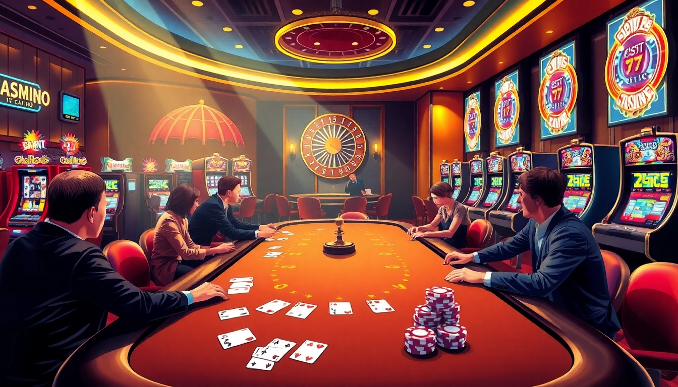Engage with high-stakes excitement at 79KING's professional casino tables filled with vibrant colors and thrilling gameplay.