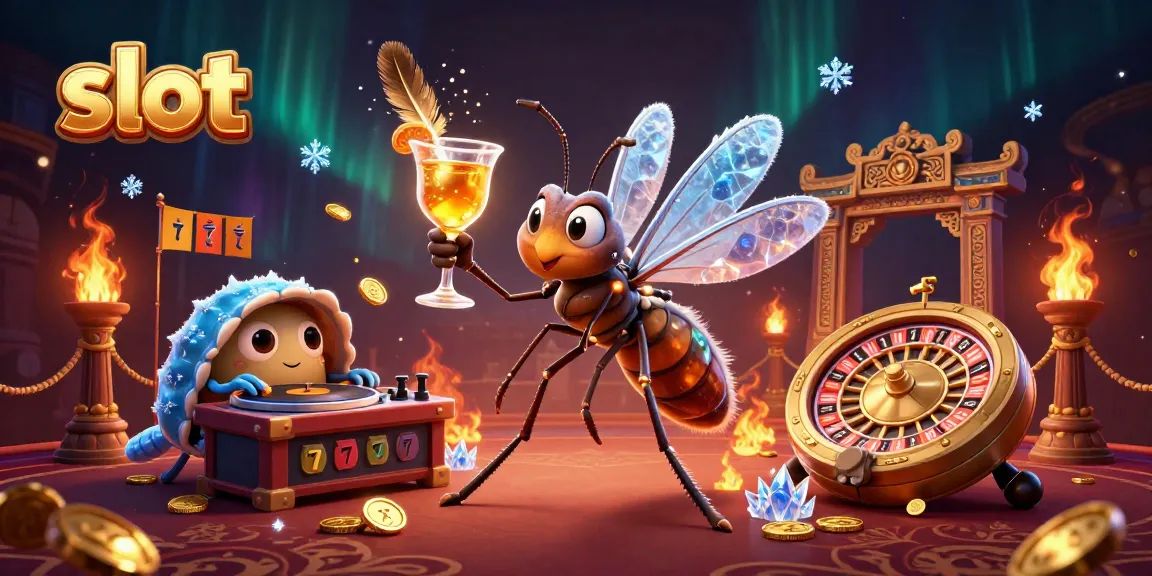 Spin the jackpot with vibrant slot-themed characters bringing life to a 3D casino scene.
