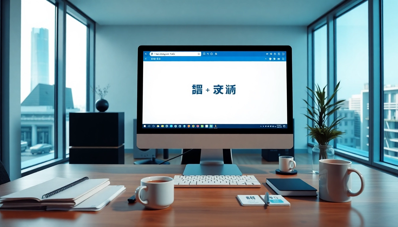Engaging workspace showcasing 有道 translation tools for effective language learning.