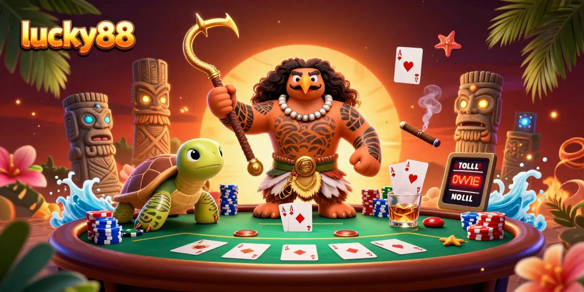 Engage in thrilling gameplay at lucky88 with vibrant characters and casino elements.