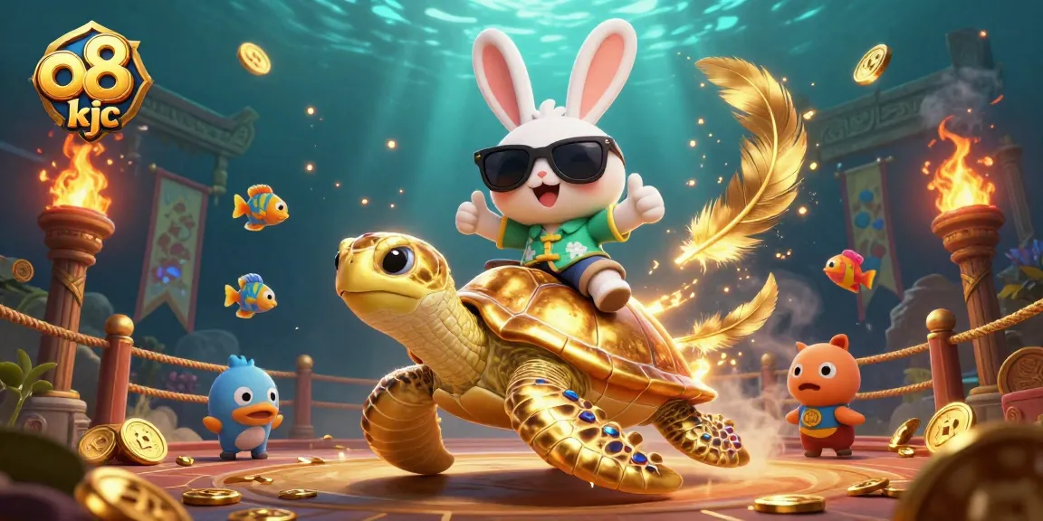 Catch exciting action with the o8 kjc lucky rabbit and golden turtle joining the thrilling casino adventure.