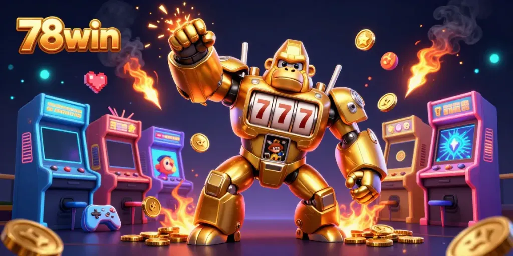 Experience thrilling gameplay at 78win with our dynamic golden mech and arcade elements