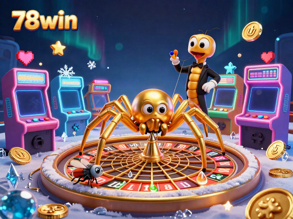 Bet in style at 78win with a mesmerizing 3D casino scene featuring dynamic characters and engaging gaming elements.