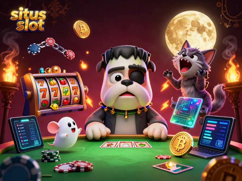 Experience thrilling moments at situs slot with vibrant characters and exciting game visuals.