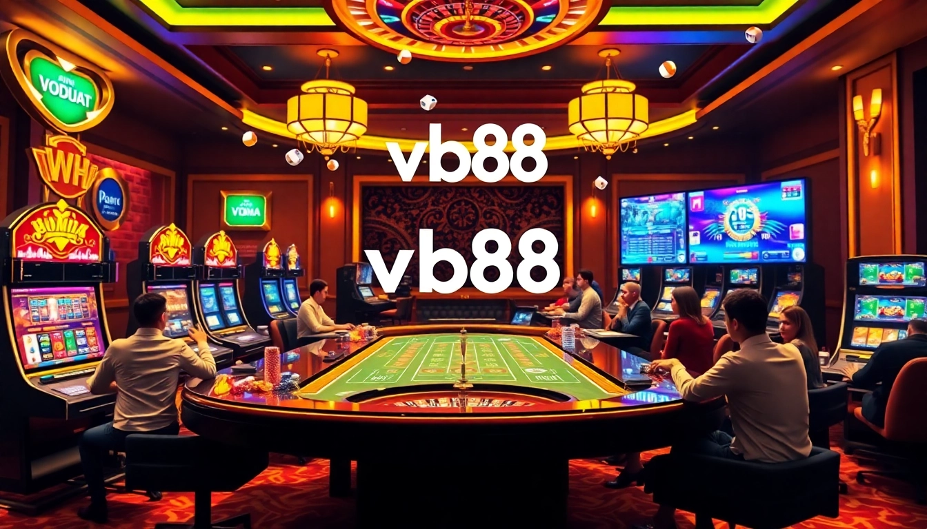 Experience thrilling online gambling with Nhà cái vb88, featuring vibrant casino games and engaging players.