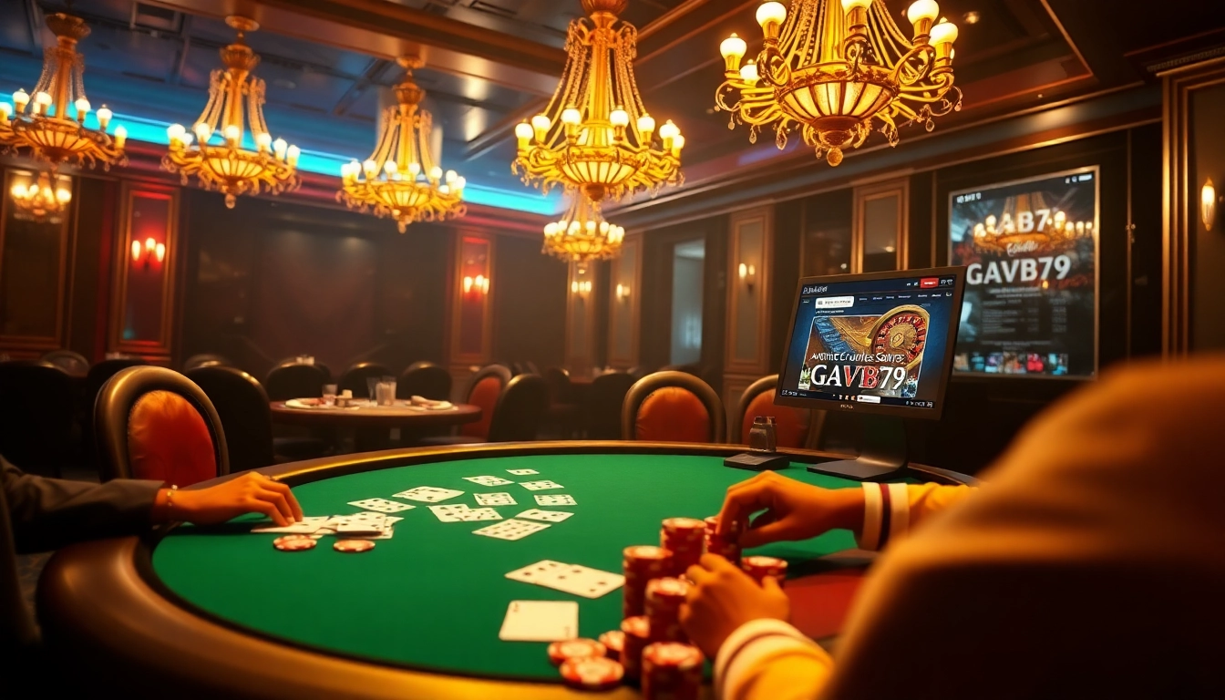 Players strategize while enjoying games at gavb79, embracing the excitement of online gambling.