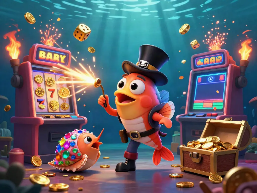 Engage with T19's thrilling casino atmosphere featuring glowing coins and a colorful slot machine explosion.