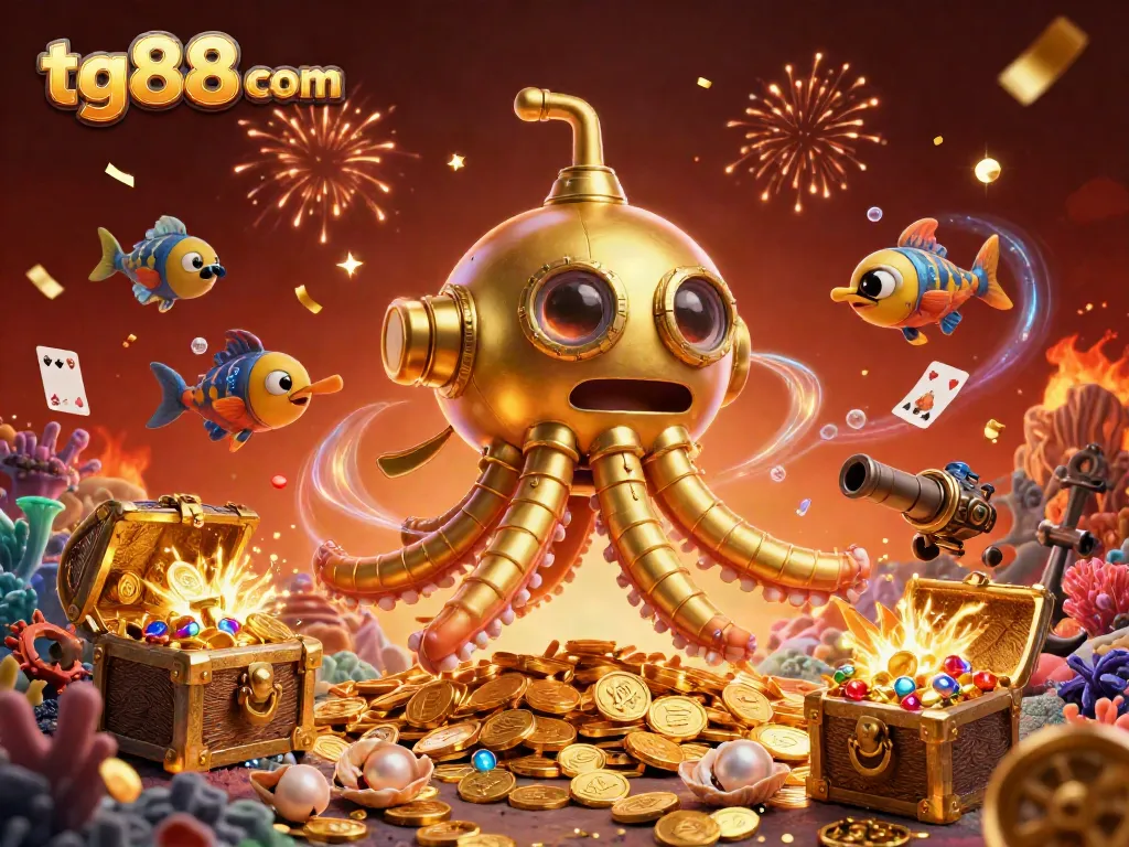 Experience excitement and winning at tg88 com with a vibrant, underwater casino theme.