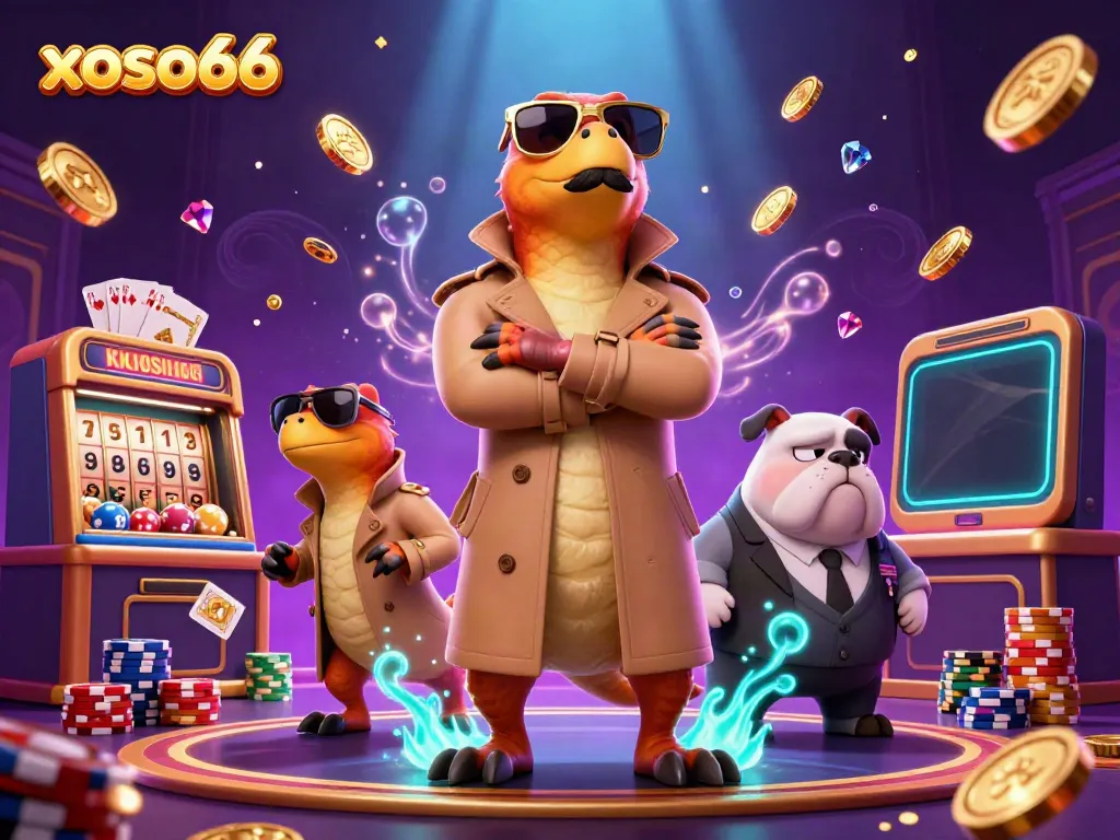 Experience the excitement at xoso66 as raptors try to sneak into a VIP casino lounge.