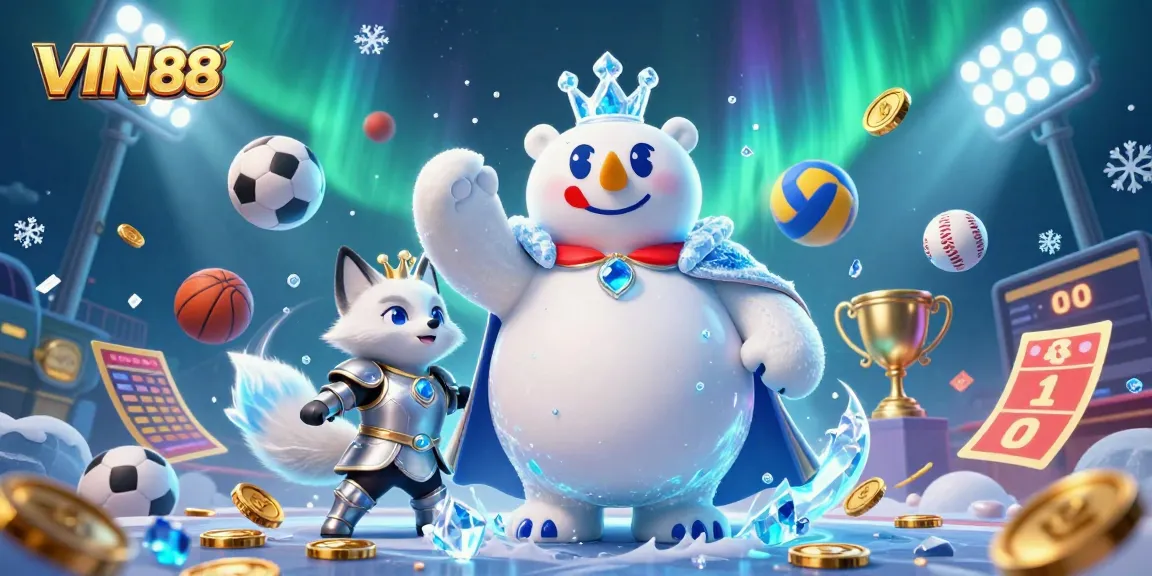 Engage with thrilling gameplay at VIN88 where sports elements collide with a vibrant casino atmosphere.