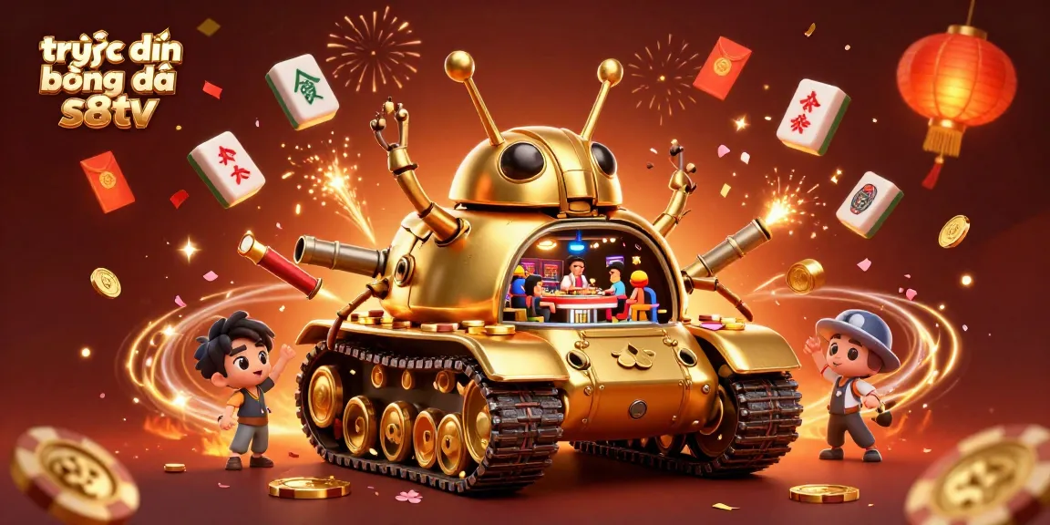 Experience thrilling trực tiếp bóng đá s8tv action in a vibrant 3D casino scene.